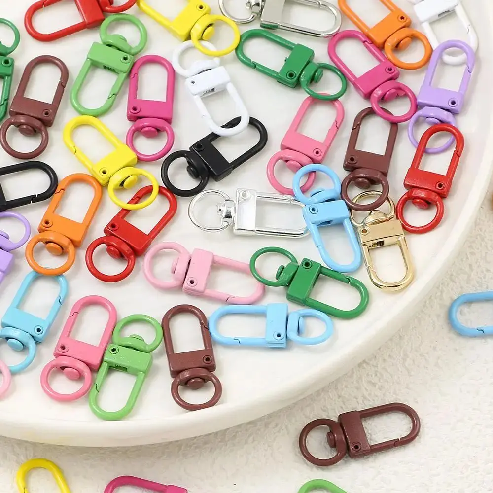 10pcs/Lot 34mm Macaron Color Clasps Hooks Green Blue Red Pink