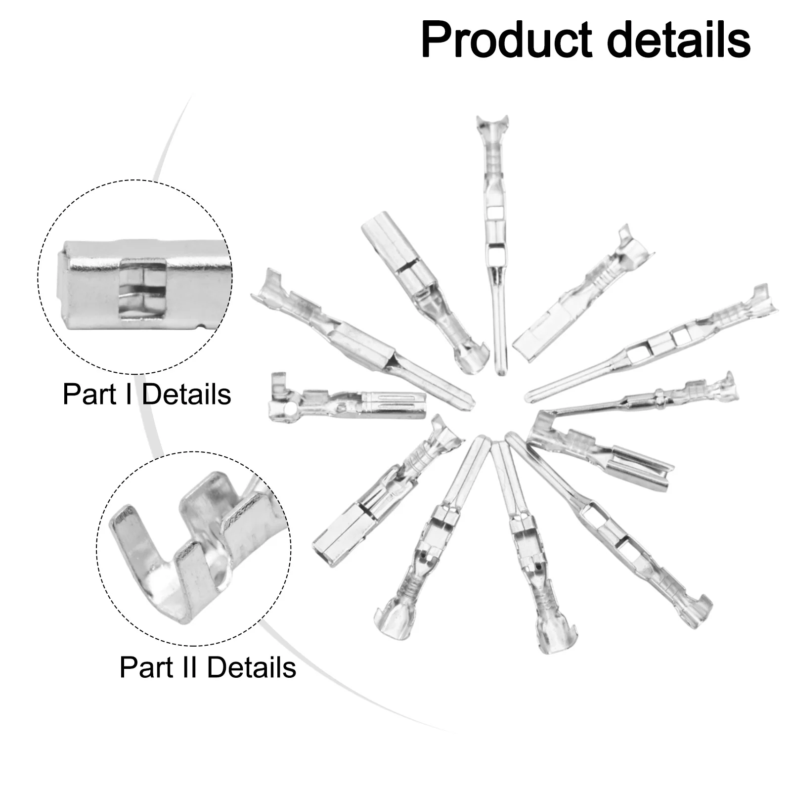 1 1.5 1.8 2.2 2.8mm Car Electrical Wire Terminal Kit Electrical Connector Kit Buckle Design For Marine Projects