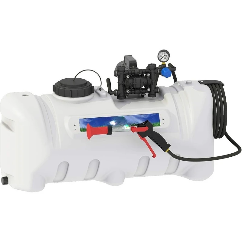 

Master Producing SS4-01-025P-MM Точечный опрыскиватель высокого давления для UTV и квадроциклов объемом 25 галлонов — 200 фунтов на квадратный дюйм, 2,0 галлона в минуту