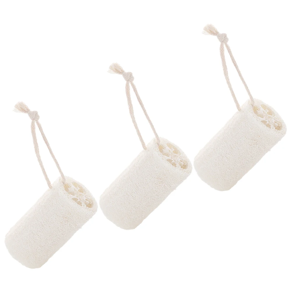 

3Pcs Kitchen Loofah Sponges Natural Dish Washing Sponge Multipurpose Non Damaging Soft Loofah Sponge for Bowls Pans Eco Friendly