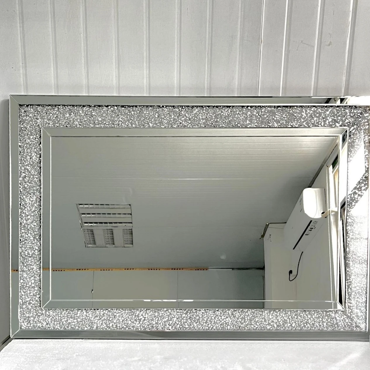 

European light luxury, glass vanity mirror, vanity mirror, wall bathroom hanging