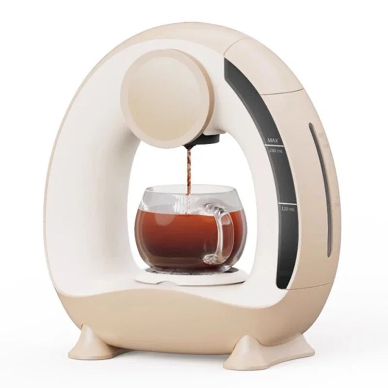 ماكينة صنع القهوة المحمولة Mini Q ماكينة القهوة الأمريكية الوردي بالتنقيط نوع المنزلية الصغيرة إبريق الشاي ماكينة القهوة شبه الأوتوماتيكية
