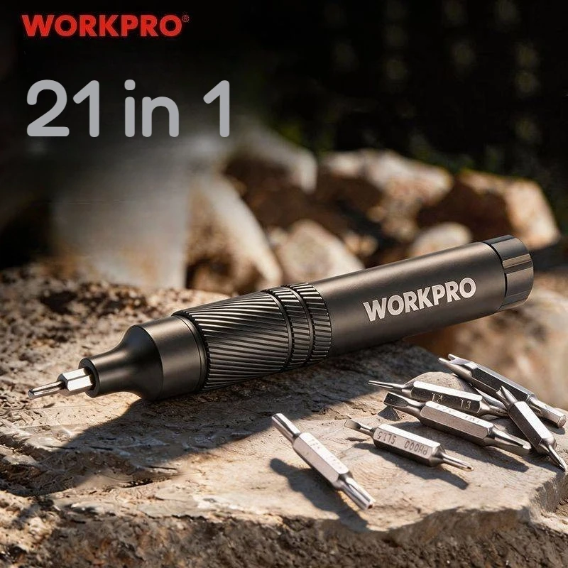 WORKPRO 24 in 1 Multifunctional Precision Screwdriver Set Magnetic Bits Pen Style Manual Repair Tools Kit DIY Watch Phone Repair