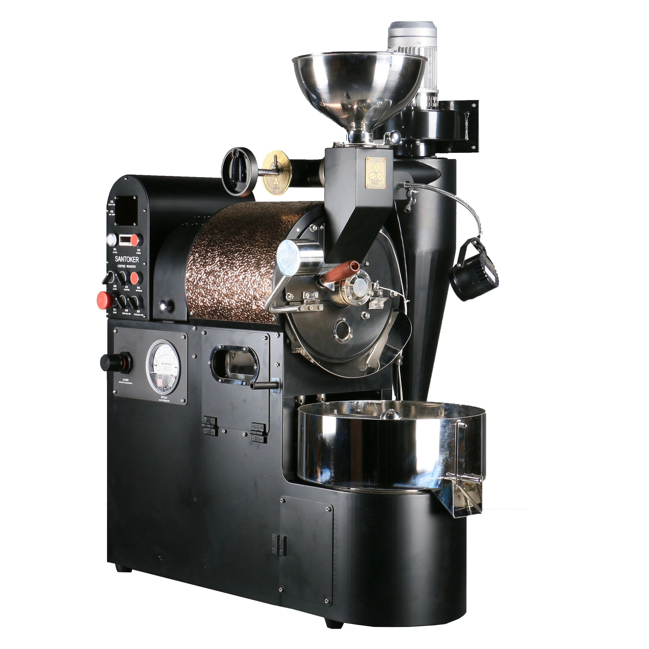 ماكينة تحميص يدوية Santoker أصلية من WINTOP WS-R3 بوزن 3 كجم لتحميص القهوة