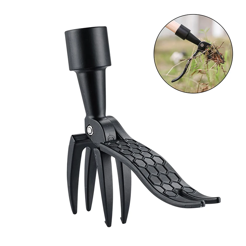 1PCS Weeding Head Replacement Claw Foot Pedal Weed Puller Stand Up Gardening Digging Weeder Alone Root Remover And Alone Handle