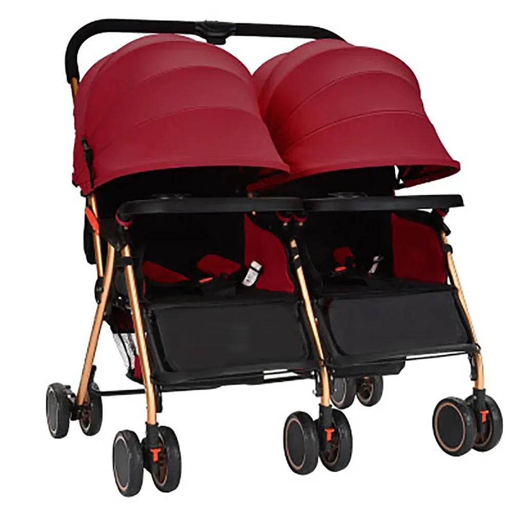 

Wholesale Double Seats Baby Pram High Quality Twins Baby Stroller