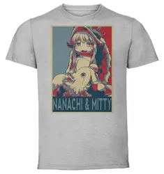 T-shirt-Knit-Propaganda Made in Abyss - Nanachi & Mitty-abbigliamento Unisex