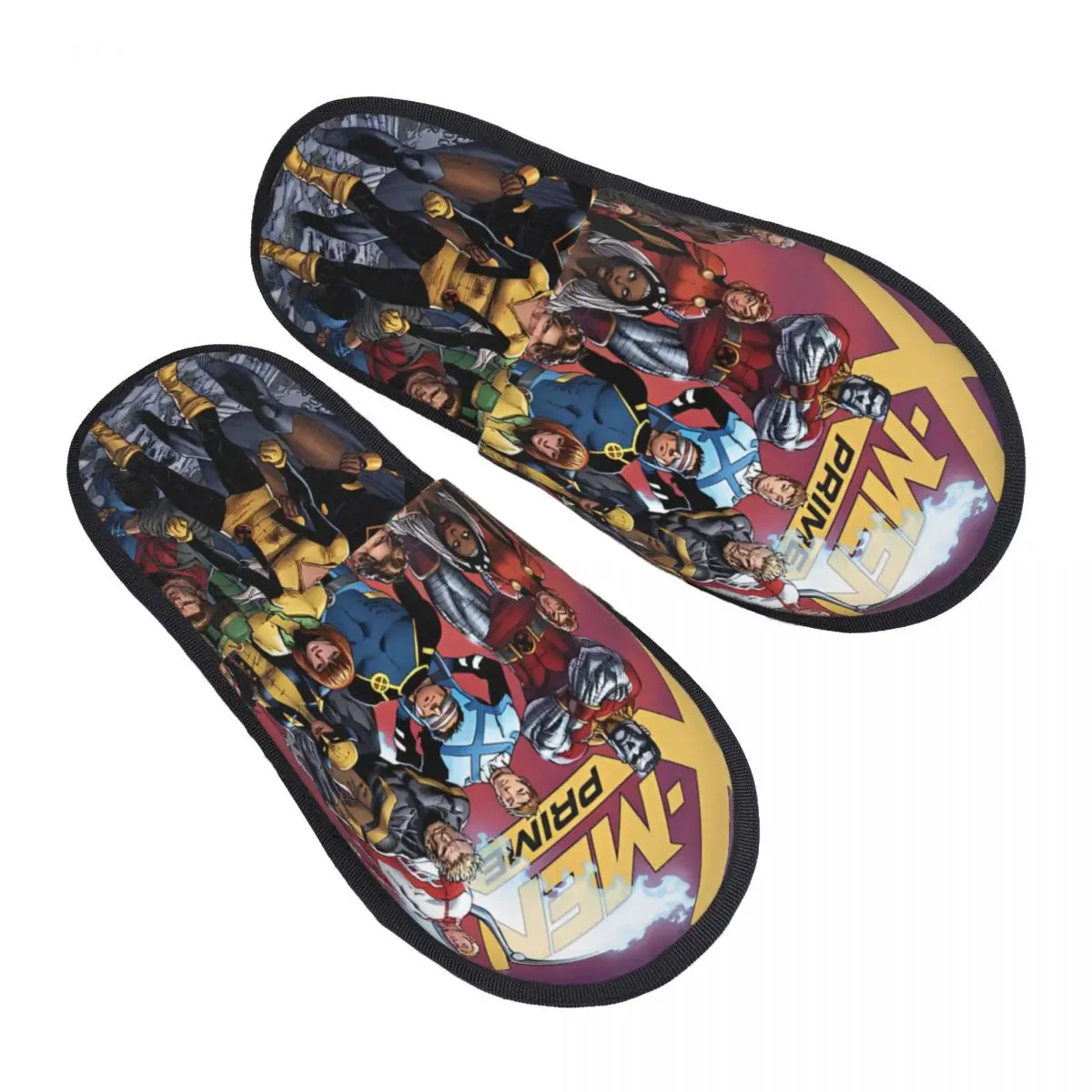 X Man X-MAN Marvel Hero Winter Cotton Home Slippers Indoor Soft Memory Foam Slides Anti Slip