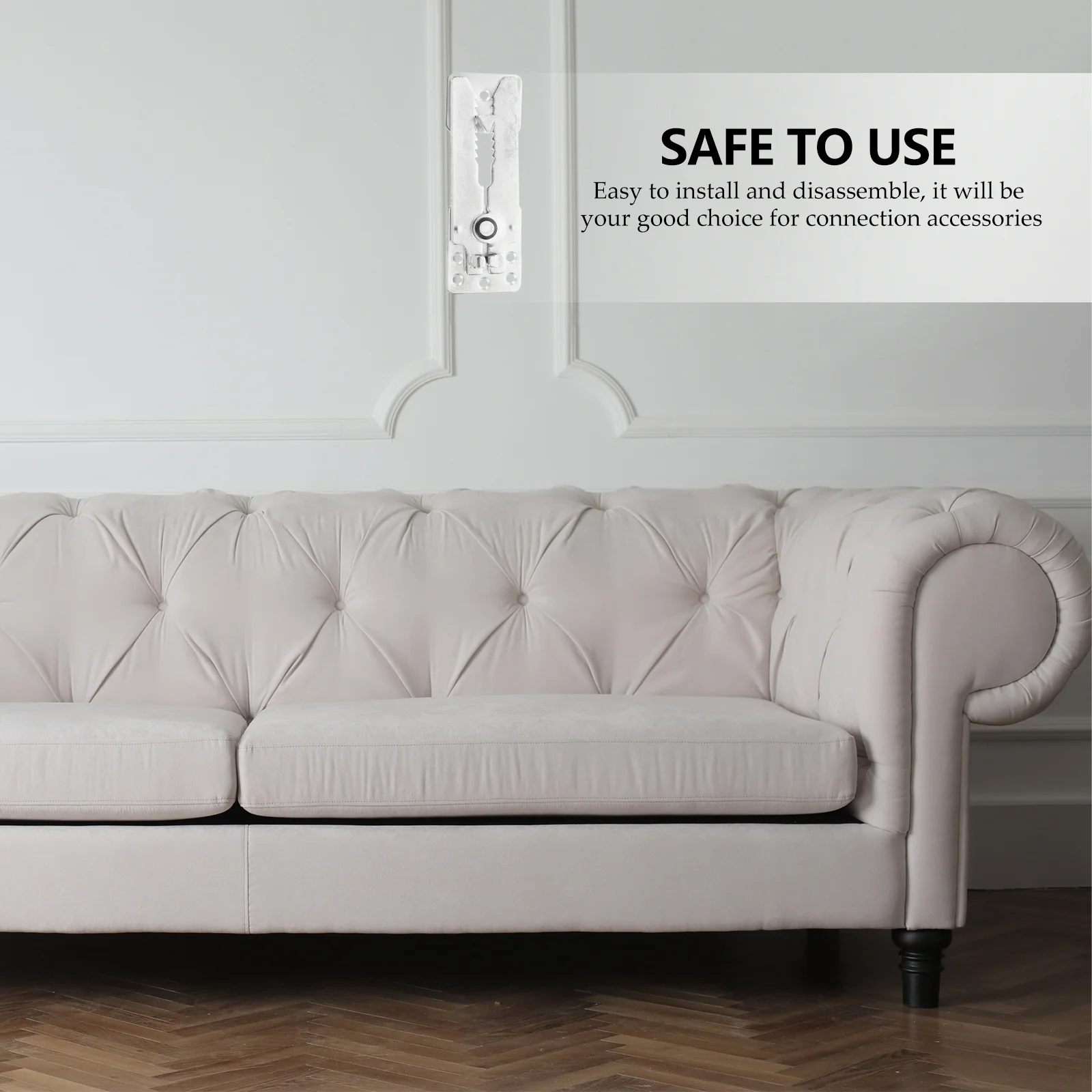 

Upholstery Couch Connector Cut Sofa Fasteners Sectional Furniture Bracket Interlock Hardware Professional Kit