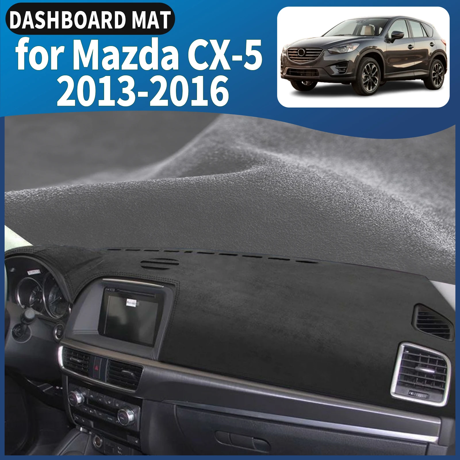 

fit for Mazda CX-5 CX5 2013 2014 2015 2016 Dashmat Dashboard Cover Pad DashMat Sunshade Car Accessories Protective Carpet