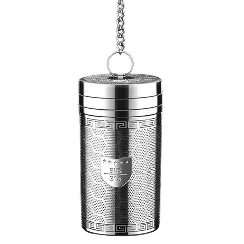 Infusor de té de malla Extra fina, Infusor de té de Metal, gancho de cadena extendida, colador de té, soporte de té suelto, filtro de té para té negro y verde