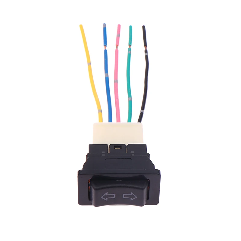 Universele Auto Schakelaar Ruitbediening Lifting Schakelaar 5 Pin DC 12 V 20A Blauw/Rood/Groen licht Kleur En Harnas
