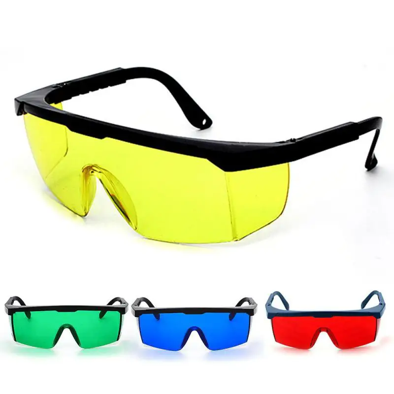 Magnetic Target Card Plate Level Tool Rotary Cross Line Horizontal Vertical with Protection Goggle Glasses Set