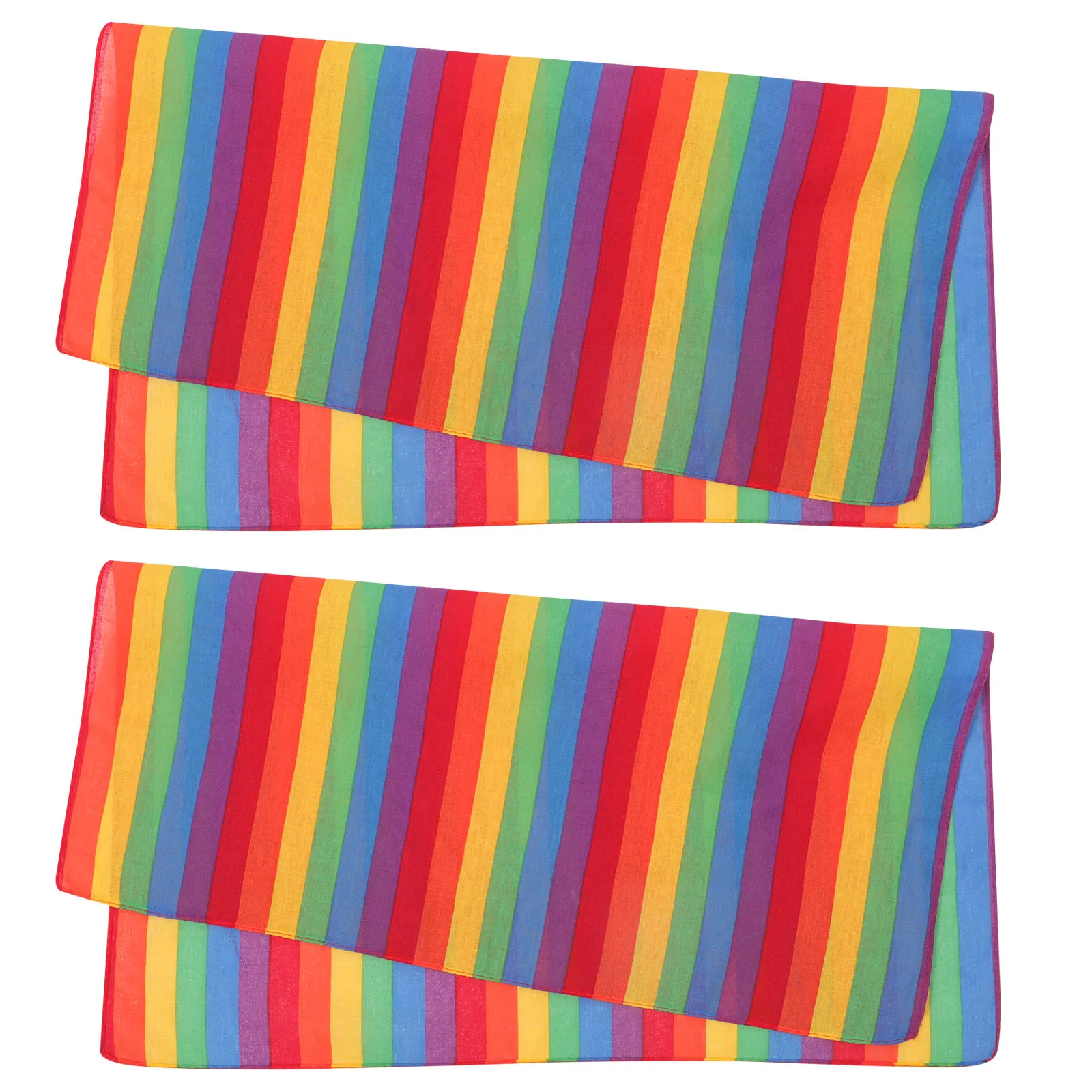 

2 шт. спортивные повязки на голову: яркие полосатые, из мягкой ткани, удобные для фитнеса, йоги, бега и тренировок