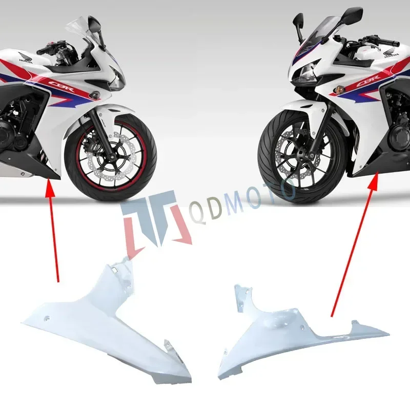 For Honda CBR500R 2013-2016 Motorcycle Accessories Unpainted Bodywork Left and Right Side Under Covers ABS Injection Fairing