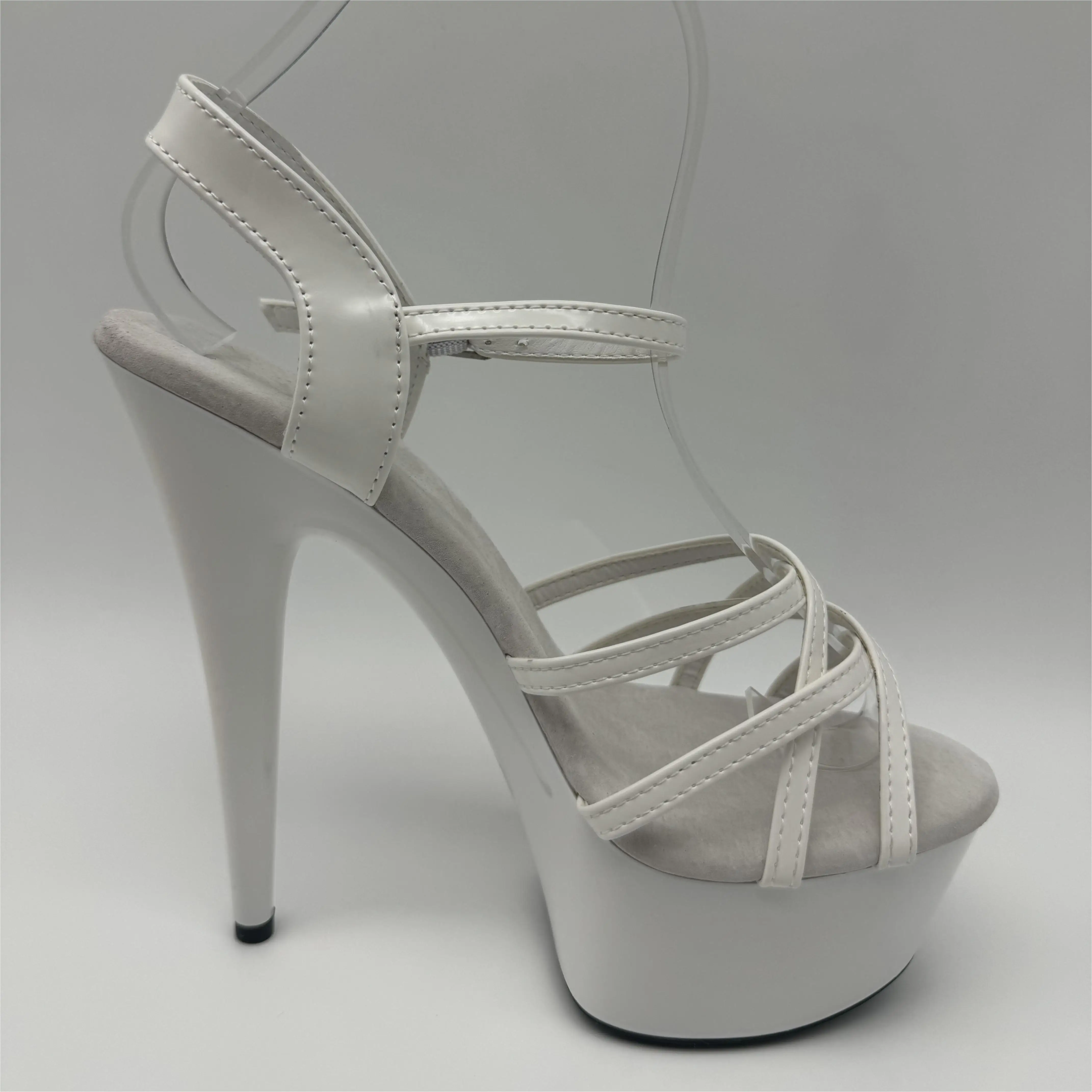 

Summer model pole dance performance, new fashion sexy high-heeled dance shoes, platform girls 15cm high-heeled sandals