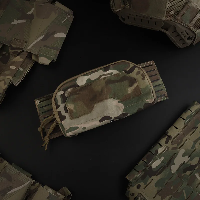 Bolsa admin MOLLE con parche táctico para cargador triple - imagen 4