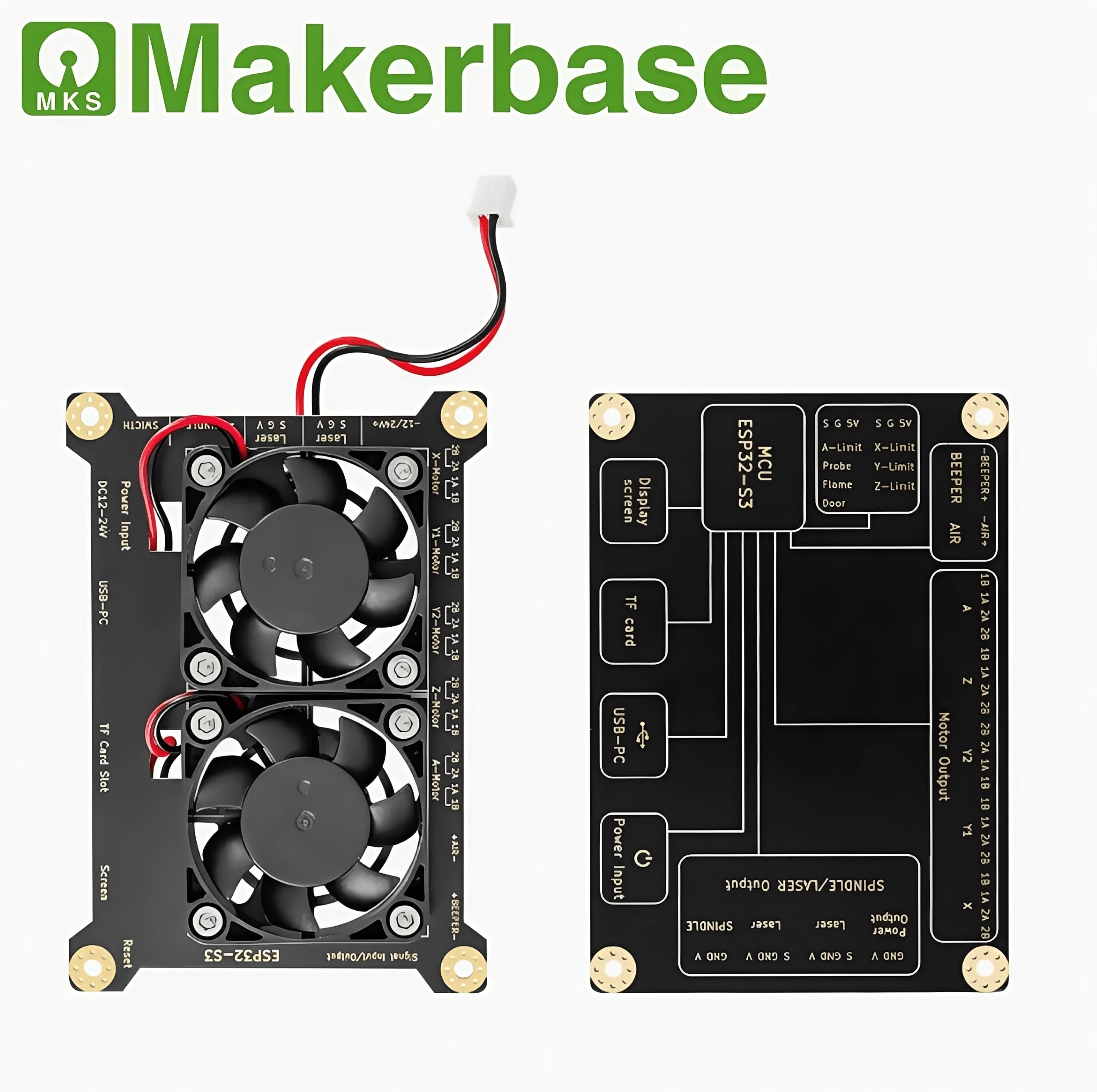 طقم لوحة تحكم CNC للنقش بالليزر MKS DLC32 MAX