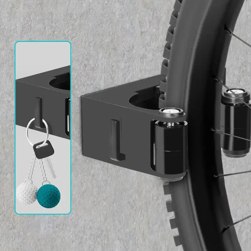 Road Bike Parking Buckle Home Wall Hooks Mounted Rack Adjustable Mountain Bike Parking Rack Storage Fixed Bicycle Accessories image 5