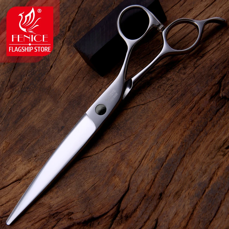 Fenice New arrival hairdressing  texturing scissors slide cutting hierarchy sense 7 inch small arc blade long scissors