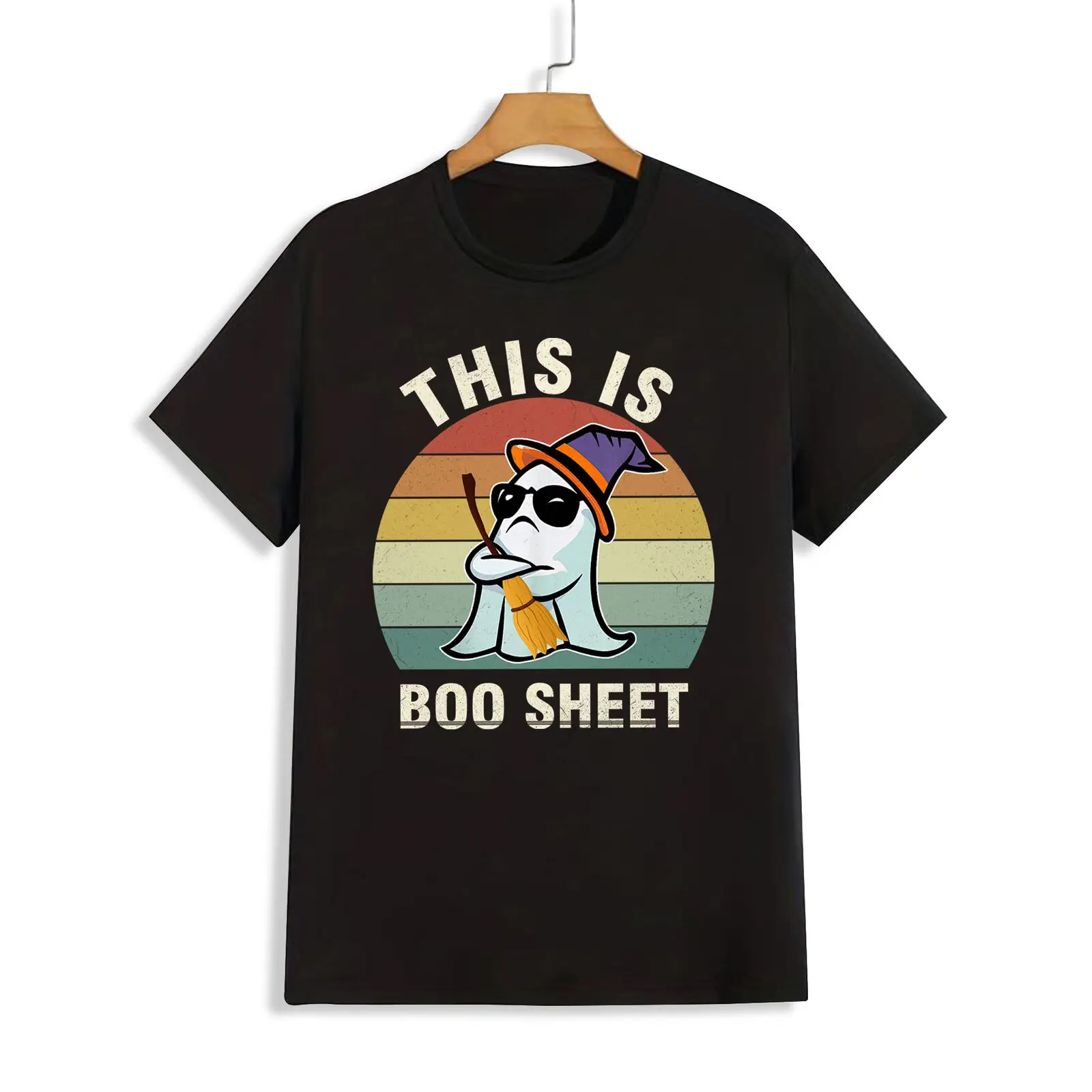 

This Is Boo Sheet Ghost Retro Halloween Funny Halloween T shirt SNhs2