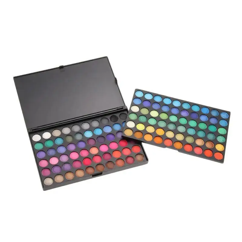 Make-up-Set, 120-Farben-Make-up-Palette, nackter Lidschatten, professioneller schimmernder, mattierter Glitzer-Lidschatten, wasserfeste Lidschatten-Palette