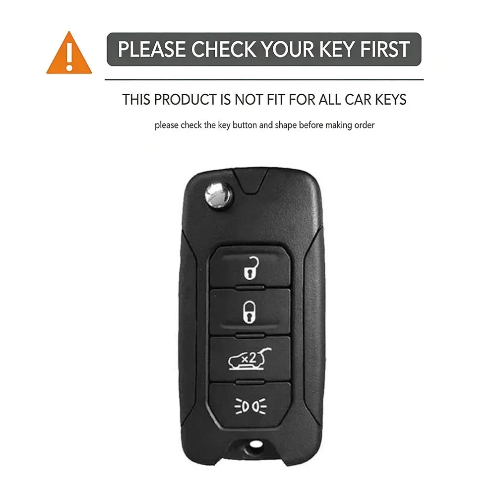 Silicone Car Remote Key Case Fob for Jeep Cherokee Compass S Renegade Grand Commander for Dodge Journey Challenger Jcuv Charger