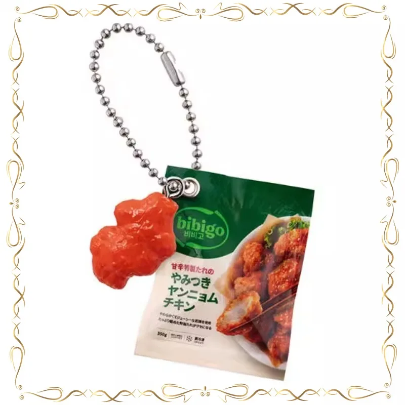 

Gashapon Fried Dumplings Miniaturization Food Pendant Collection Ornament Action Figure Model Toys