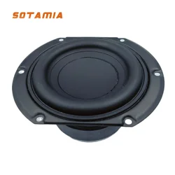 SOTAMIA 1 szt. 4-calowy głośnik basowy średniotonowy 4 Ohm 20W Głośnik basowy Altavoz Gumowa krawędź o długim skoku Głośnik HIFI Muzyka Kino domowe