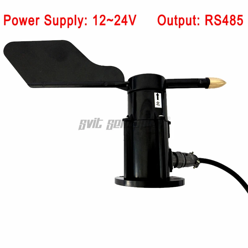 

Trumsense STTWD1224RS485C Polycarbon Wind Direction Transducer Wind Direction Sensor 12 to 24V RS485 Output For Meteorology