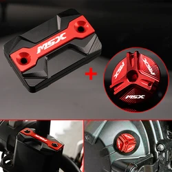 MSX125 Front Brake Clutch Fluid Reservoir Tank Cover Cap For Honda MSX125 Grom MSX 125 M20*25 Motorcoss Aluminum Oil Filler Cap
