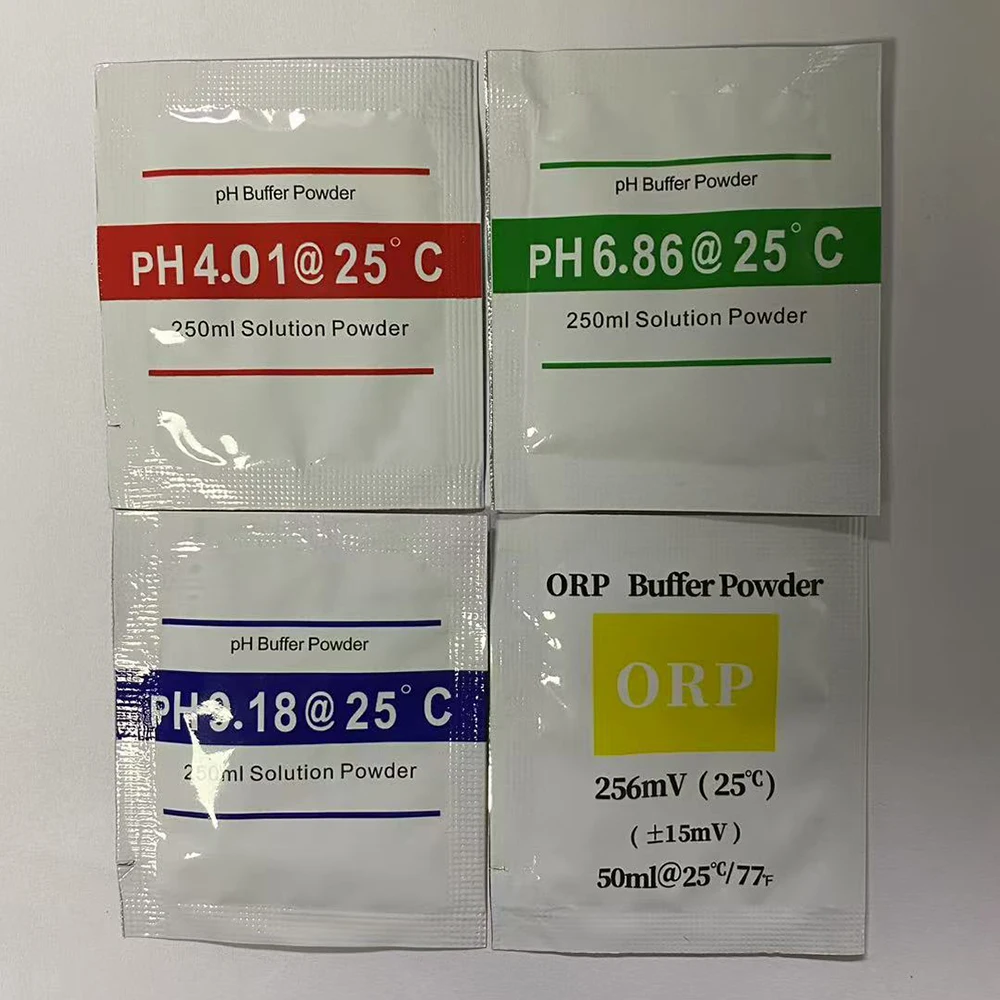 PH 4.01 6.86 9.18 Calibration Solution And ORP Buffer Powder 3/4/5/15PCS Accuracy 0.01 For PH Meter Tester Digital Measurement