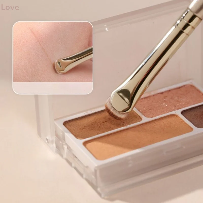 [L & P] 1 قطعة منحني العين اينر يشكلون فرش الدقة كحل فرشاة للمكياج الجفن حاد رقيقة صغيرة العين أدوات التجميل