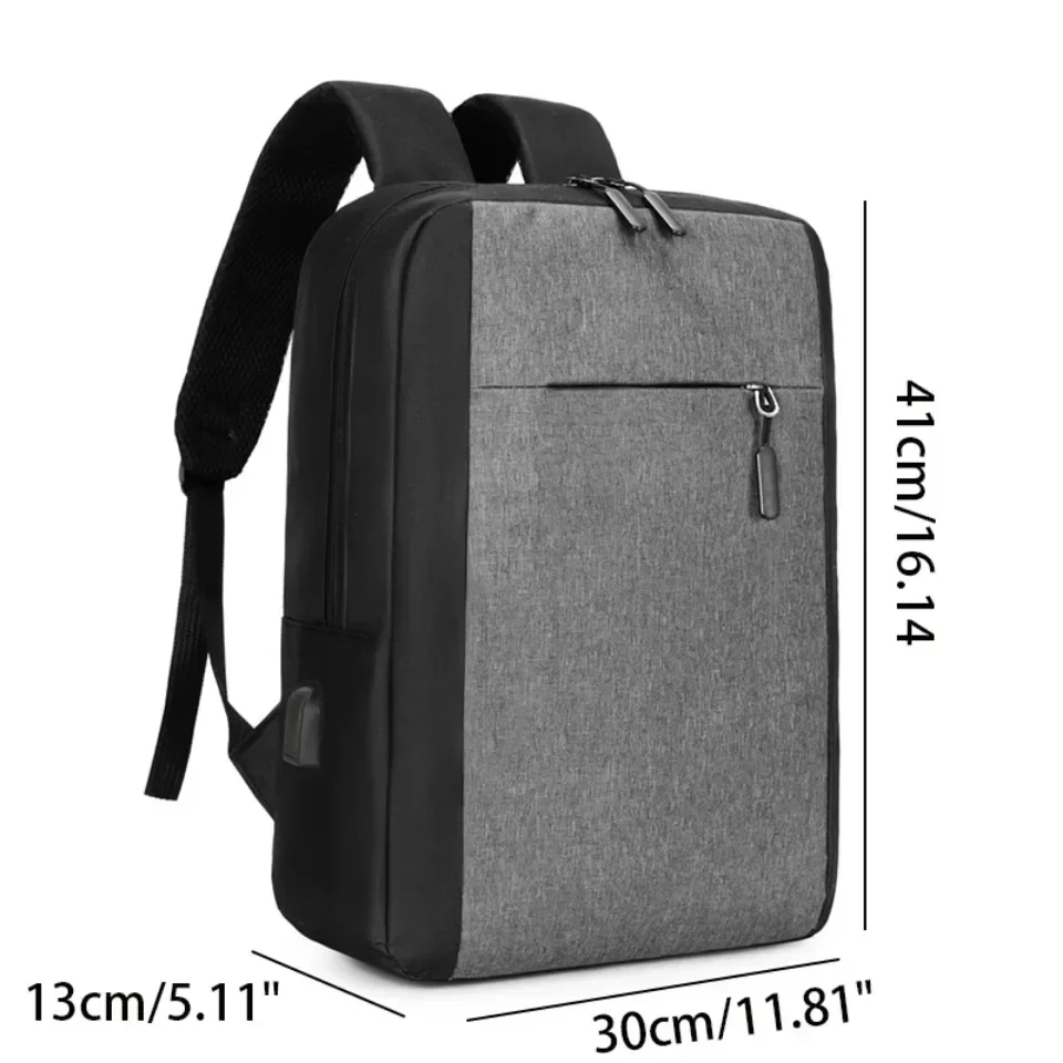 Waterproof Anti Theft Business Laptop Backpack with USB Charging Port Chest Bag Hand-held Bag Set with Men and Woman