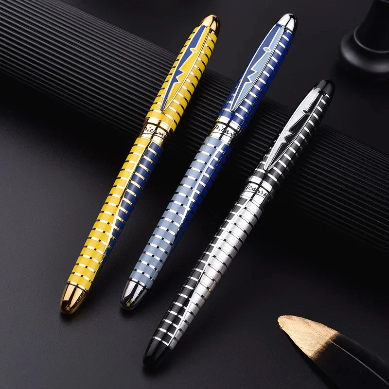 

Pimio Ps-81 Fountain Pen 10K Gold Pointed Nib Classic 0.5mm Ink Pen Elegant Luxury Stationery new Writing Gift for Office School