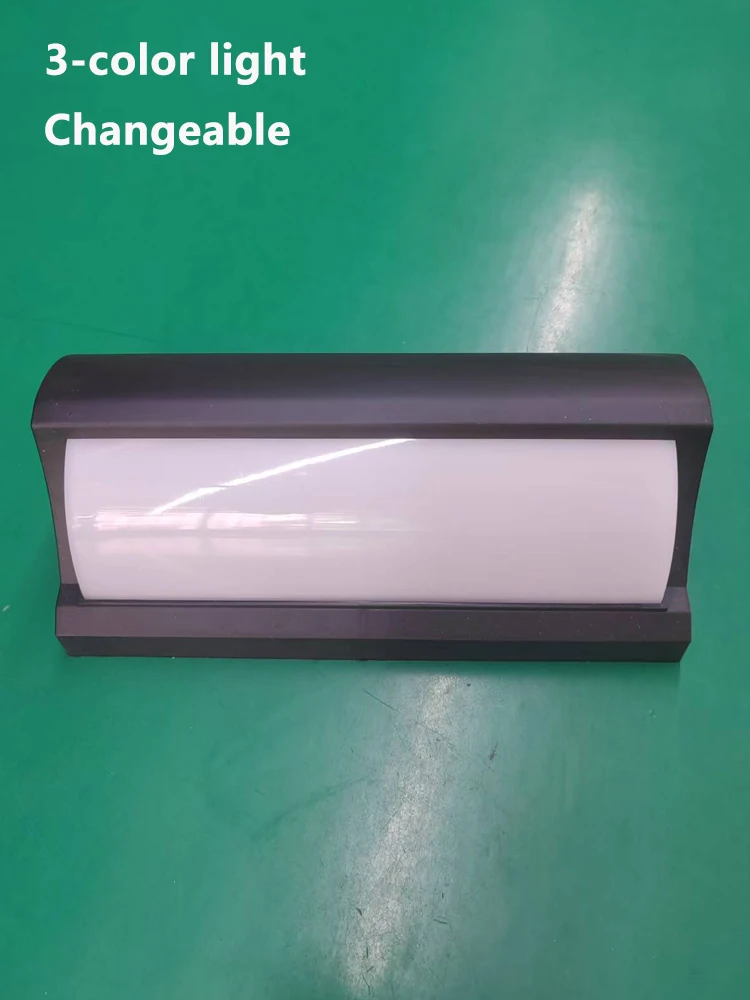 

Водонепроницаемый IP65 Сменный 3-цветный светодиодный уличный настенный светильник для крыльца, балкона, сада, регулируемый уличный настенный светильник