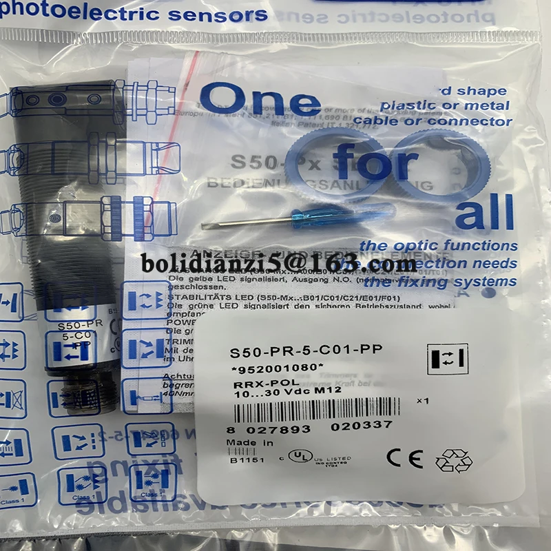 

New photoelectric switch S50-PR-5-D00-PP S50-PR-5-D00-NN S50-MR-5-D00-NN S50-MR-5-D00-PP In stock