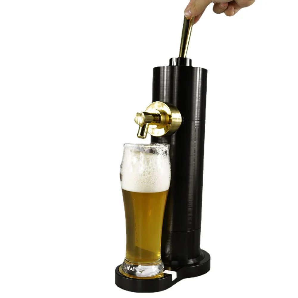 For All Canned Beer,draft Beer Cooler Dispenser Tap Beer Foam Maker Luxury Ultrasonic Creamy Foam,suitable