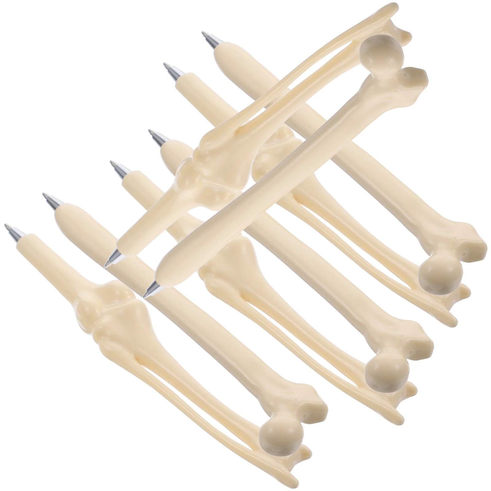 

8pcs Packing Cute Pens Bulk Ink for Writing Unique Shaped Marking Bone Ballpoint Multicolor