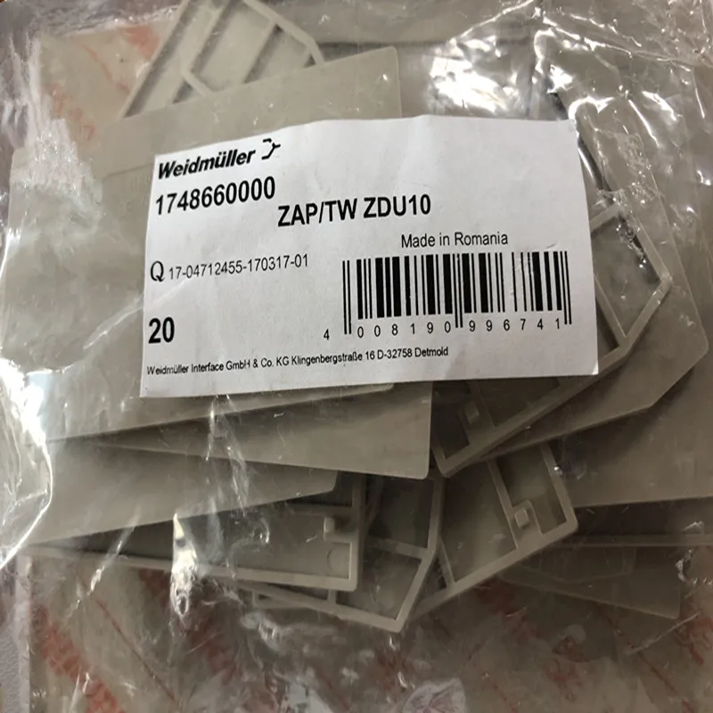 

100pcs Terminal baffle ZDU10 ZAP/TW 1748660000