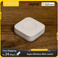 Aqara Sensor Smart Wireless Mini Switch Key Zigbee Connection Remote One Key Control Button Home Security for Mihome Homekit APP