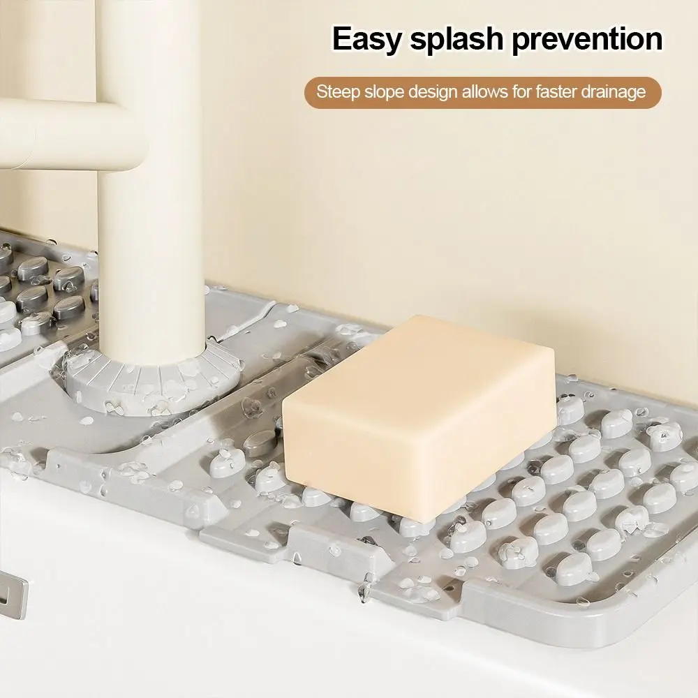 

Силиконовый коврик для слива смесителя, нескользящие коврики для раковины, многофункциональная защита для столешницы, принадлежности для кухни и ванной комнаты