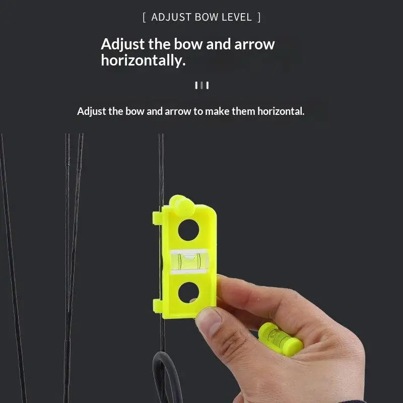 New New 1 Set Archery Bow Tuning And Mounting String Level Kit Compound Bow Tuning And Mounting String Level For  Accessories