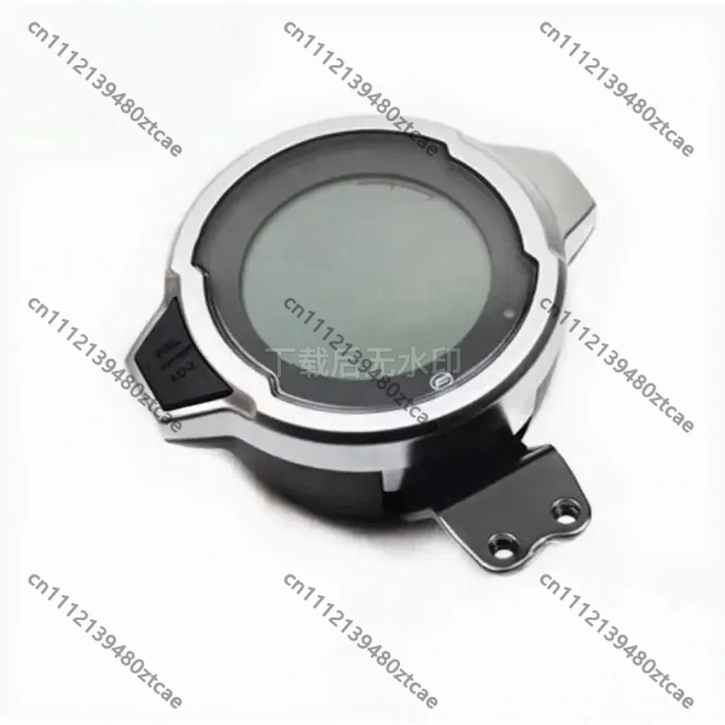 Motorcycle LCD Gauge Cluster, Digital Speedometer Tachometer, Universal Dashboard Replacement Assembly
