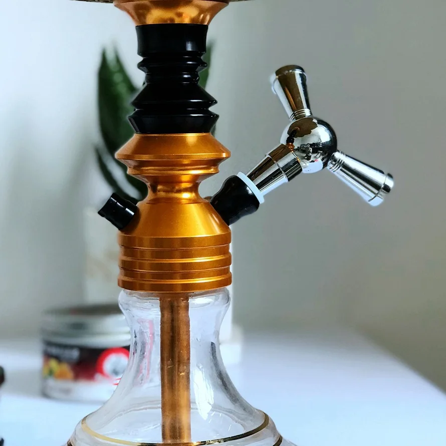 Hookah Shisha Hose Adapter One-to-Two Stem Hookah Shisha Pipe Connection Joint Bifurcate Universal Hookah Hose Accessories