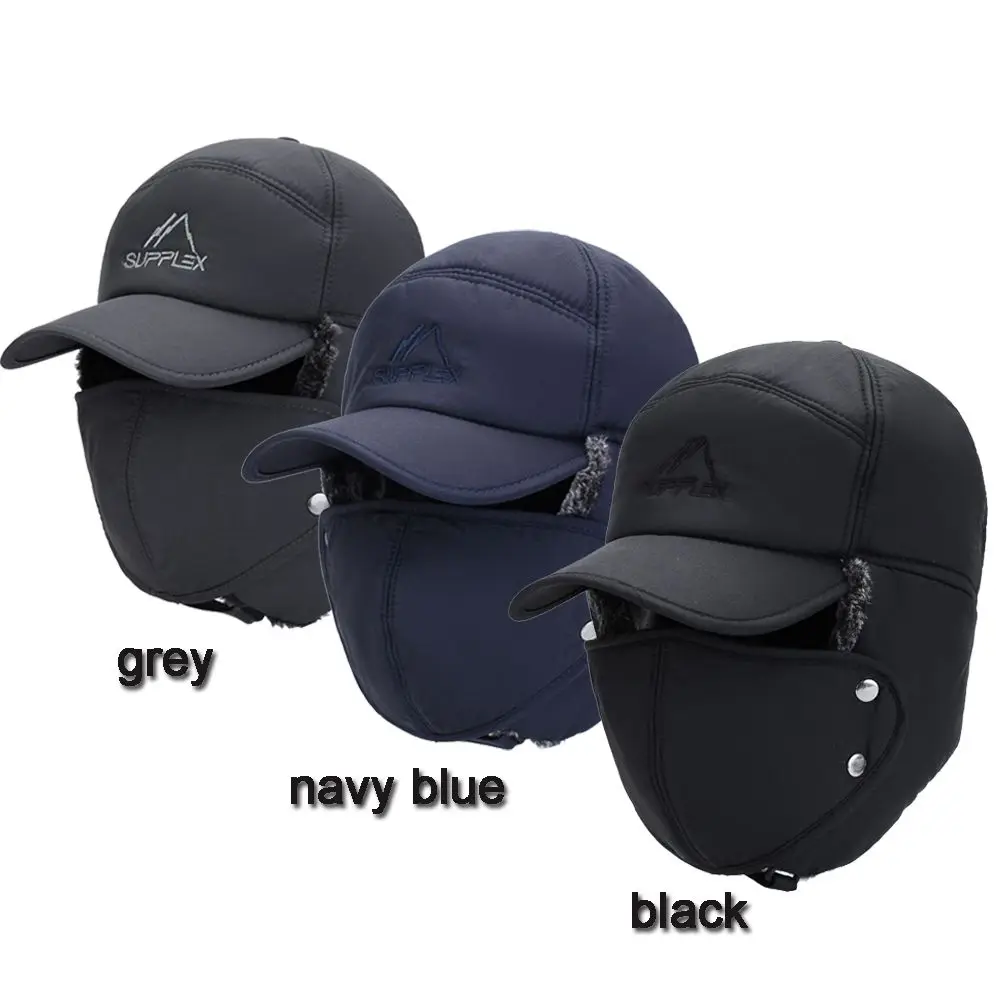 قبعات شتوية رياضية مقاومة للرياح للتزلج في الشتاء، قبعة ثلج دافئة، قناع إيرفلاب، بالاكلافا السميكة