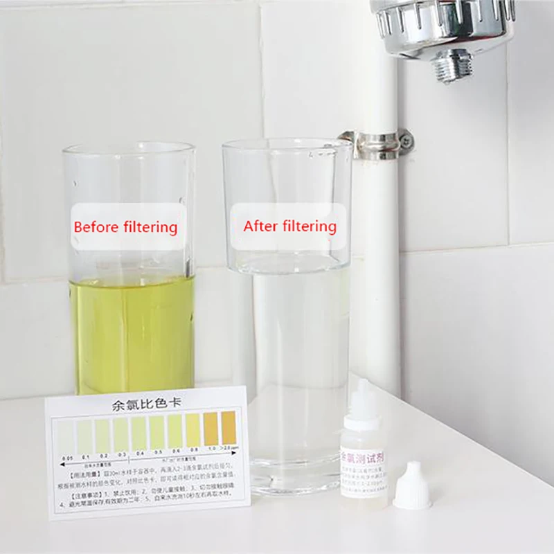 

15/20/25 Stages Replace Filter Element Shower Water Filter Remove Chlorine Heavy Metals Filtered Soft Hard Water For Shower Head