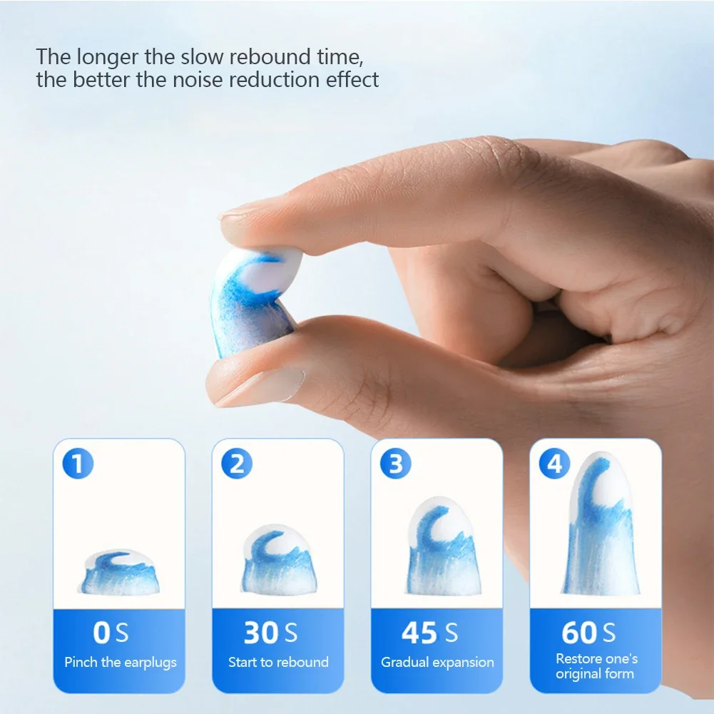 لينة رغوة الحد من الضوضاء سدادة الأذن ، الحد من الضوضاء سدادات الأذن ، والحد من الضوضاء ، وسدادات مدبب ، واقية للنوم ، والسفر ، 5 أزواج ، 10 قطعة #4