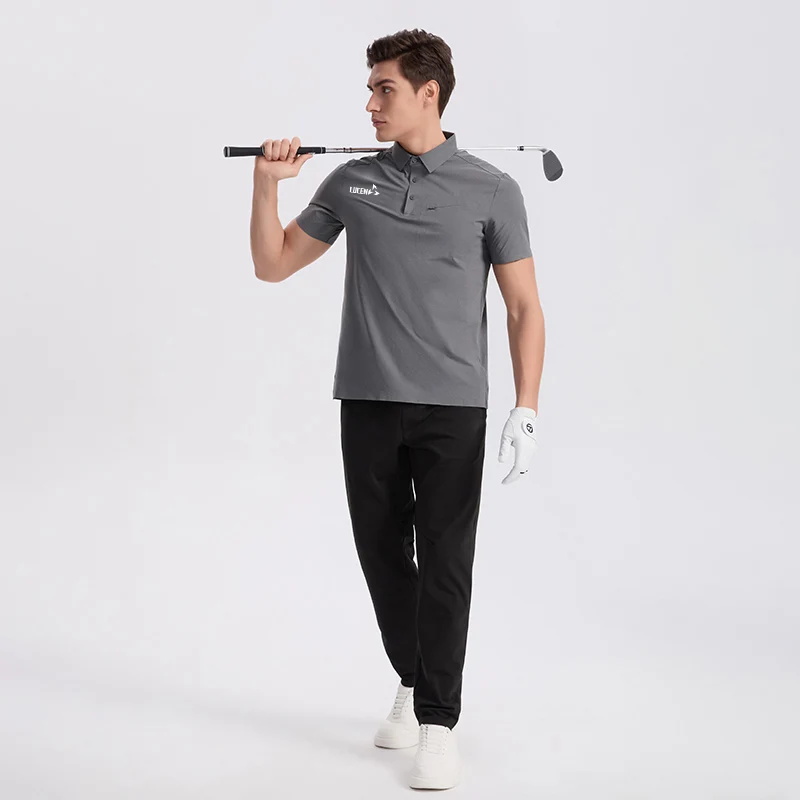LUCEN Summer new style men's high-quality golf outdoor sports polo shirt for casual running
