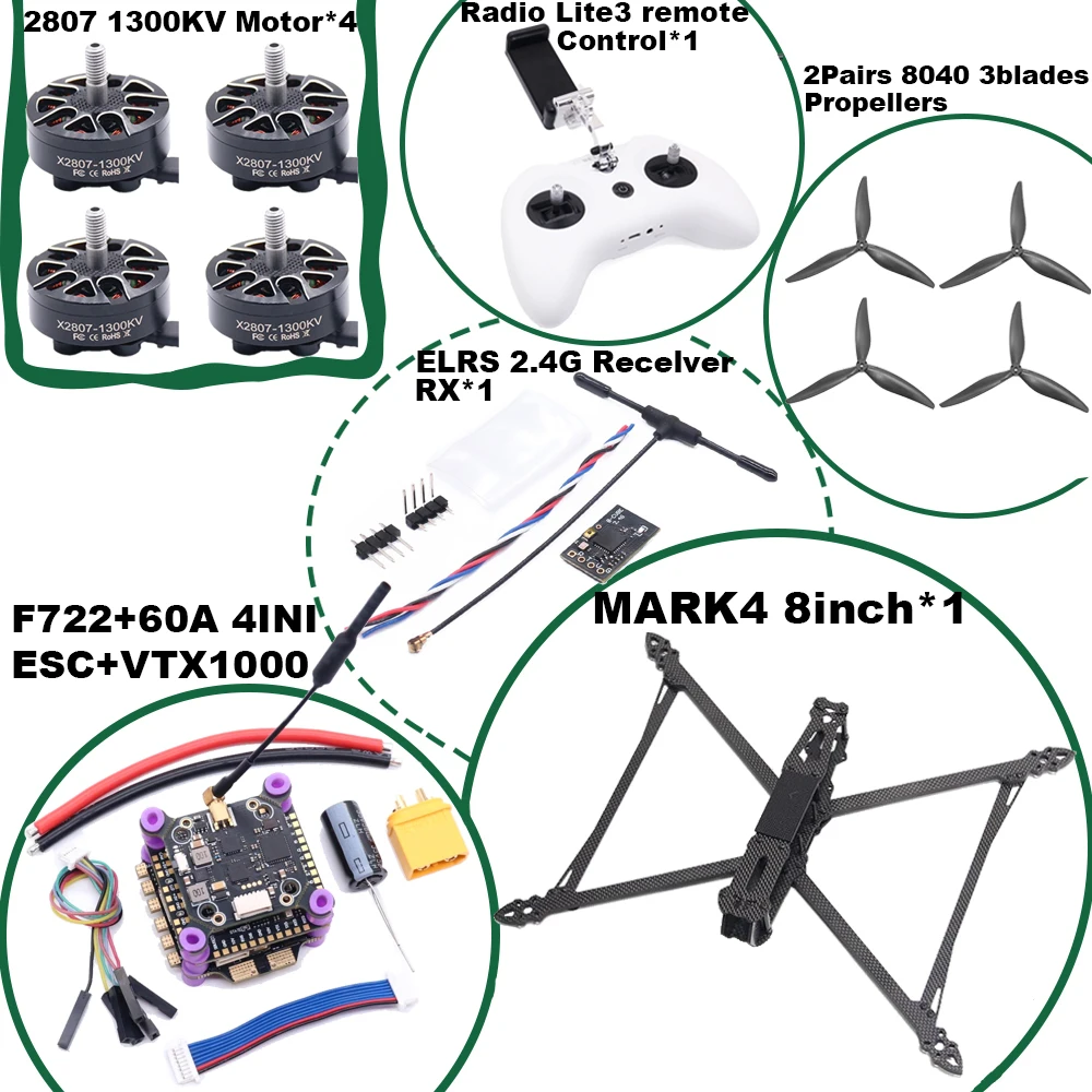 BCUBE MARK4 V2 8/9/10inch F722 - Foxeer Reaper Extreme 2.5W Vtx review and price